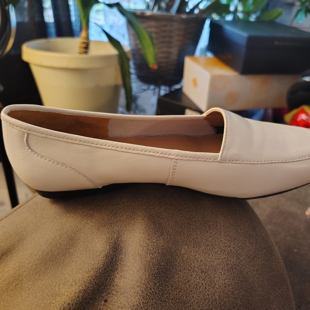 Elegant White Loafers for Women